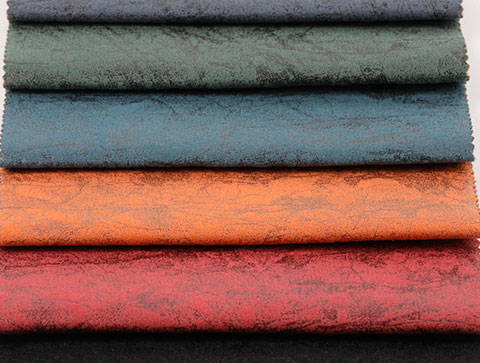 Polyester New Leather Look Fabric Upholstery Fabrics For Sofa